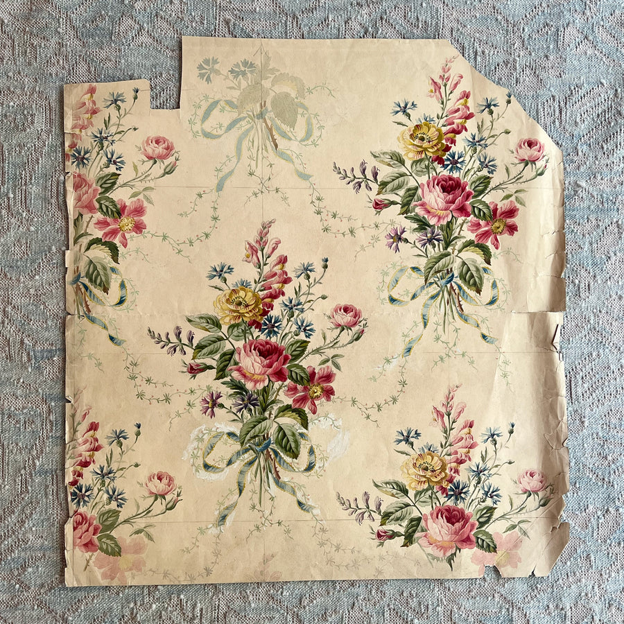 Original 19th Century French Wallpaper Design Paintings 4