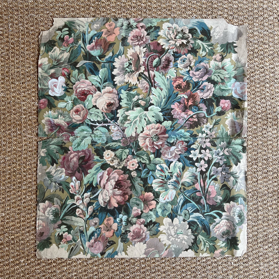 Original 19th Century French Wallpaper Design Paintings 6