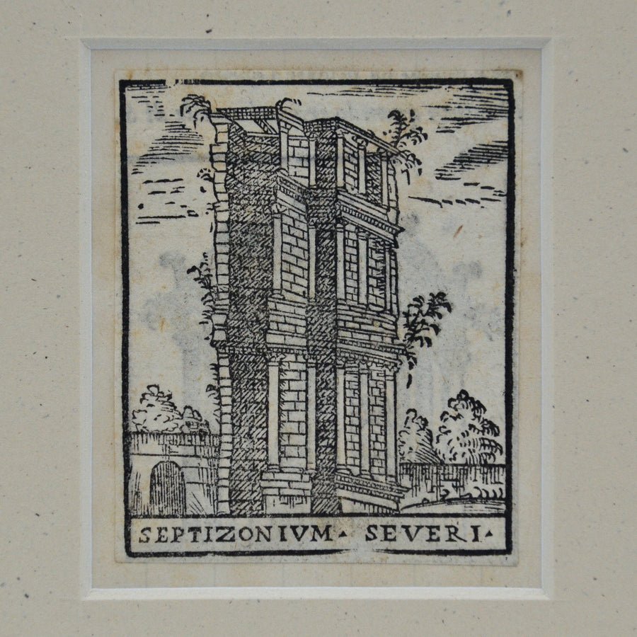 16th Century Italian Architecture Septizonium Severi Matted